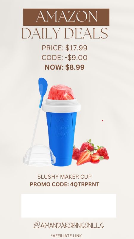 Amazon Daily Deals
Slushy maker cup 

#LTKSaleAlert #LTKKids