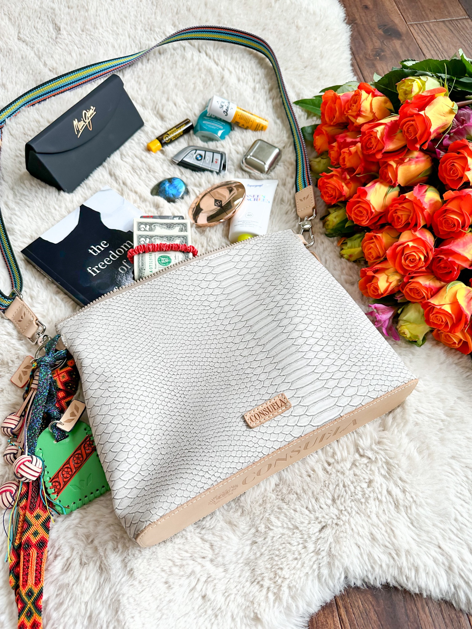 What's in my CONSUELA bag? Style featured is the @consuelastyle Thunderbird Downtown Crossbody. This is the perfect sized crossbody! I love the fun pops of color in the leather tassel charms and side embellishments! 



#LTKItBag