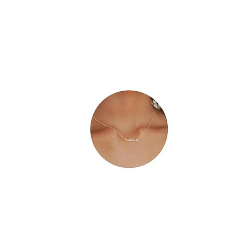 Gold Mama Necklaces for Women - New Mom Gift For Mother's Day Mom Jewelry Expecting Mom Gift for Pregnant Friend, Mom to be Gifts | Amazon (US)