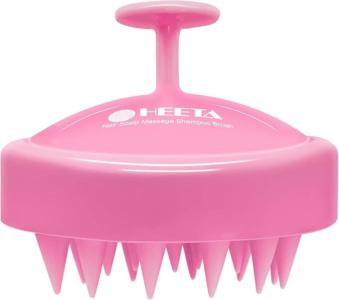 Hair Shampoo Brush, HEETA Scalp Care Hair Brush with Soft Silicone Scalp Massager (Rose Pink) : A... | Amazon (CA)