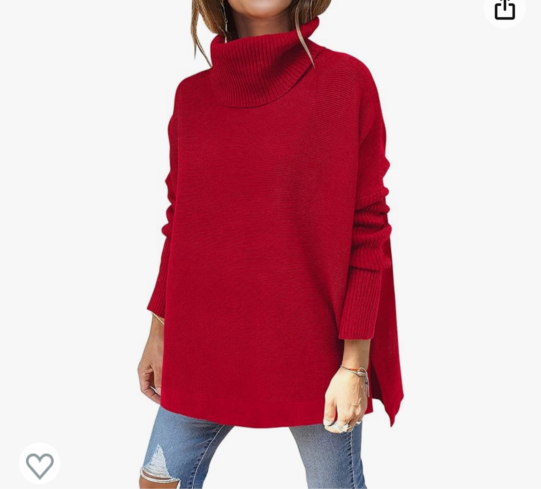 I have this in the brown too! Can’t wait to wear it (not sweater weather yet). Nice quality and fits oversized - I’m normally a small and I got xs for a little less oversized look

#LTKSeasonal #LTKover40