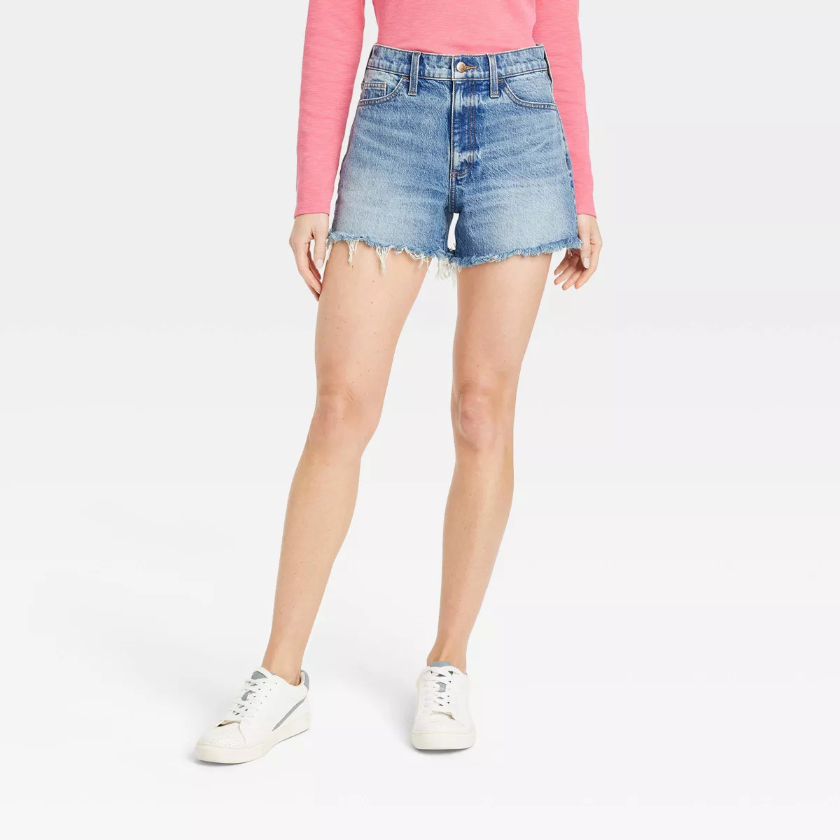 Women's High-Rise Vintage Midi Jean Shorts - Universal Thread™ | Target