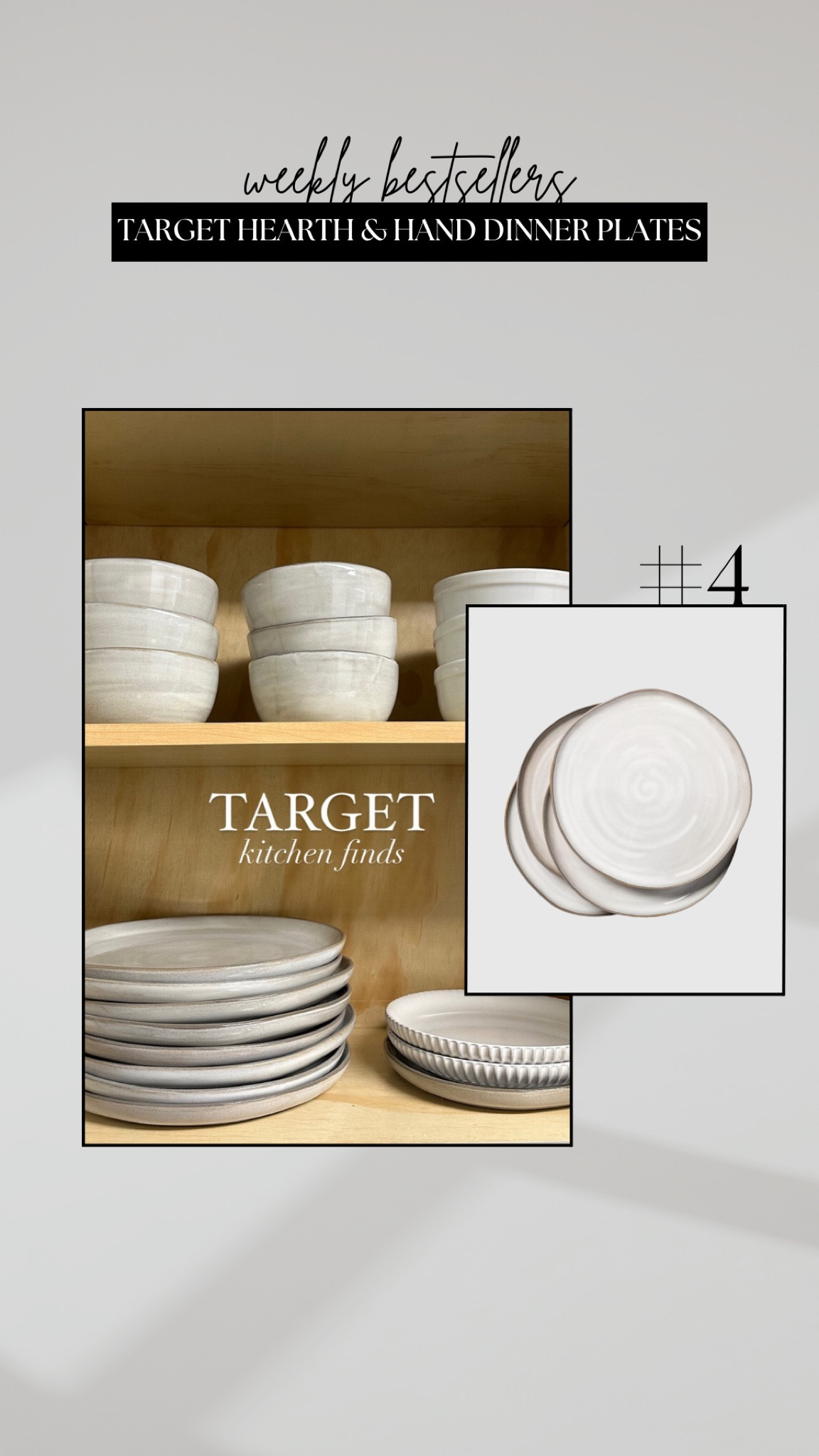 #4 bestseller - target heart & hand dinner plates 

Target / home / kitchen / dishwater / classic / simple 

#LTKHome #LTKFindsUnder50