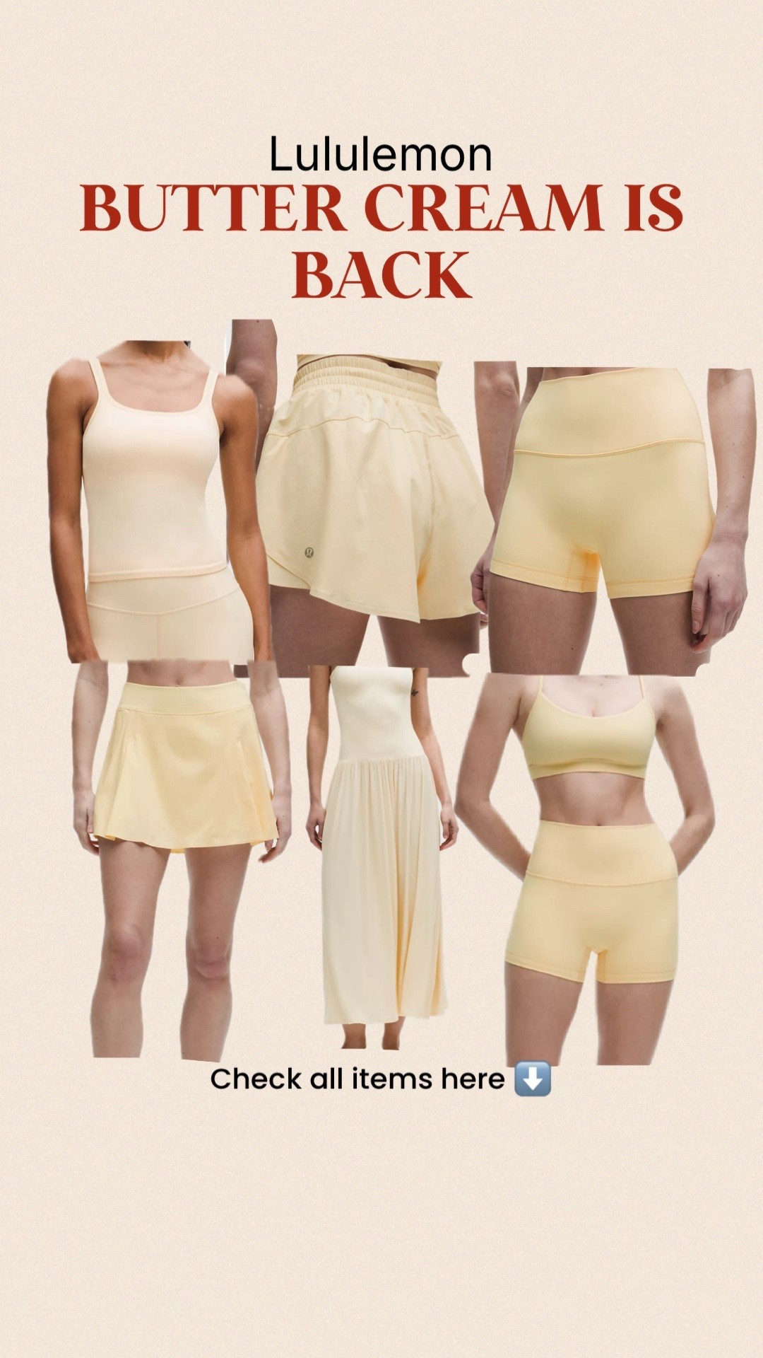 Lululemon’s most-coveted neutral is officially back in stock. From buttery-soft Align shorts to breezy tennis skirts, the Butter Cream collection is the perfect soft-yellow hue to brighten up your spring workout wardrobe. Whether you're hitting the yoga mat or grabbing an iced latte, these pieces offer the ultimate blend of comfort and effortless style.
Shop the restock before it’s gone again!
#Lululemon #ButterCream #LululemonHaul #ActivewearStyle #YogaAesthetic #AlignShorts #SpringFashion #Athleisure

#LTKfitnessgoals #LTKActive #LTKootd