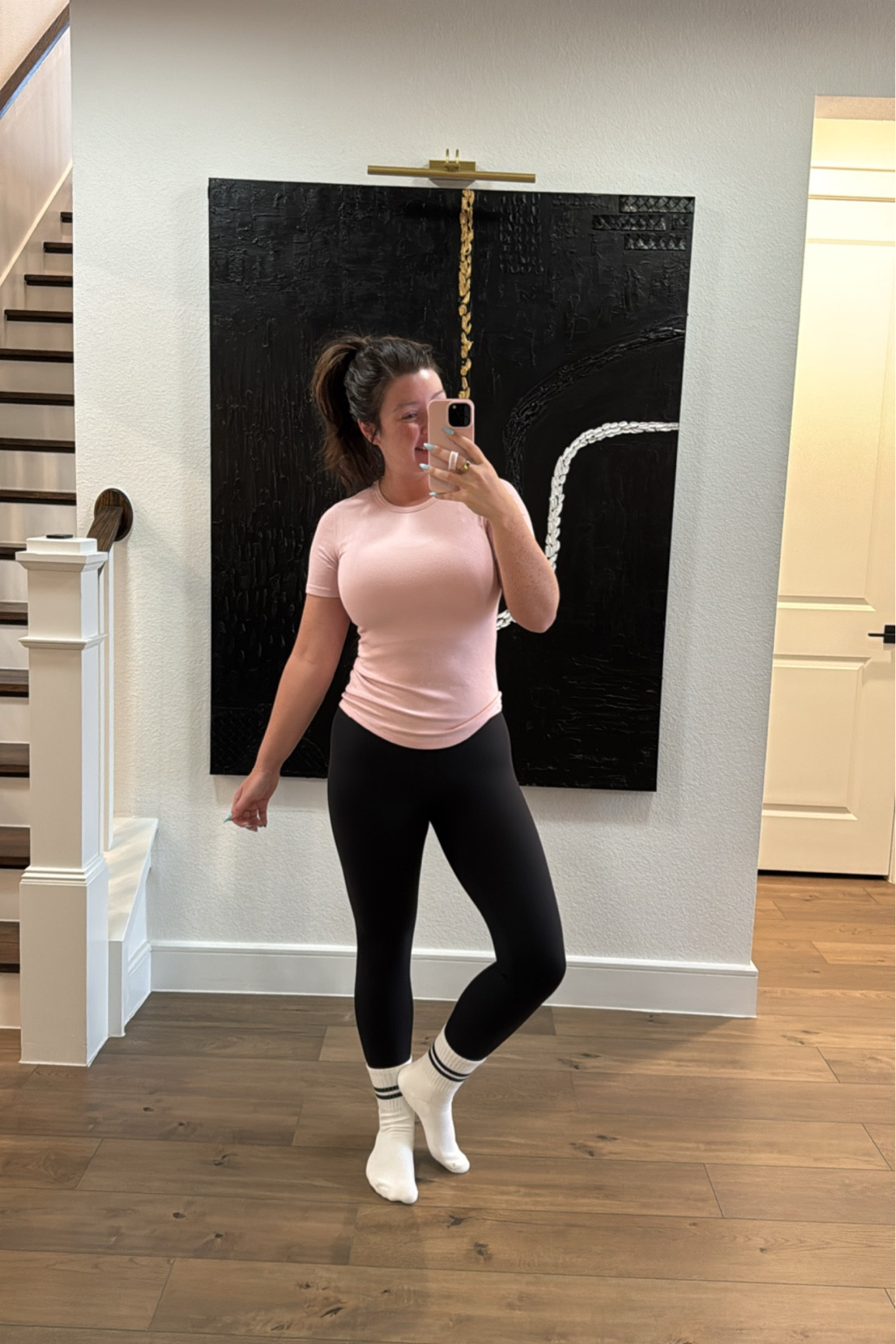 Starting this week off right! Here’s today’s Pilates outfit. Bra is a 10. Top & leggings are an 8 

#LTKMidsize #LTKActive #LTKFitness