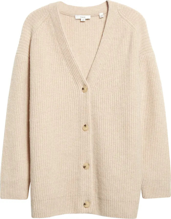 Vince Oversize Wool & Cashmere Cardigan | Nordstrom | Nordstrom