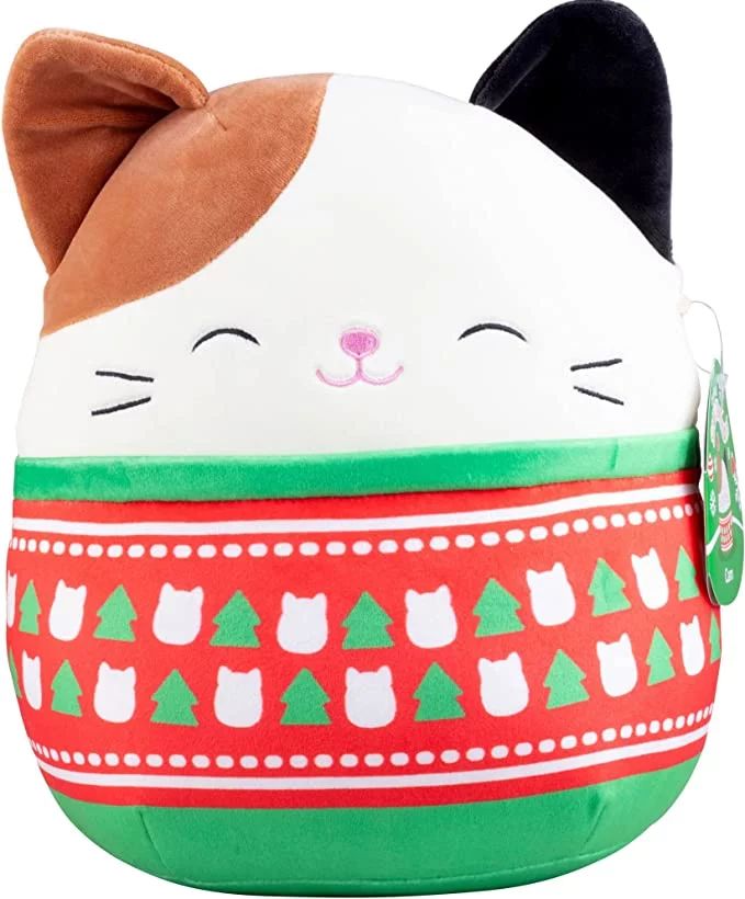 Squishmallow New 14" Cam The Cat - Official Kellytoy Christmas Plush | Walmart (US)
