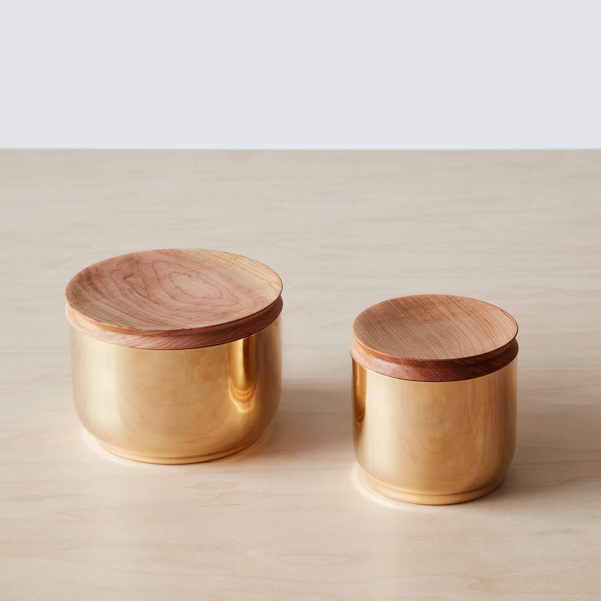 Las Condes Bronze Containers - Set of 2 | The Citizenry