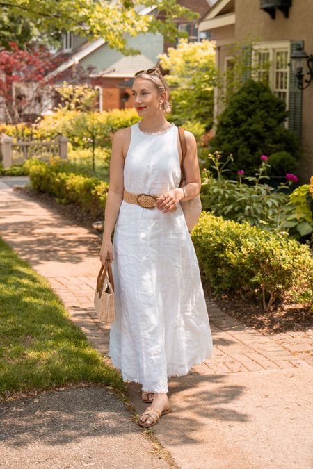 Nothing screams summer dressing more than a white linen dress paired with some raffia accessories 🤍 I can't explain how much I love this linen dress from DISSH. One of my all time favourite places to shop for classic summer pieces! 

#LTKSeasonal #LTKstyletip #LTKFind