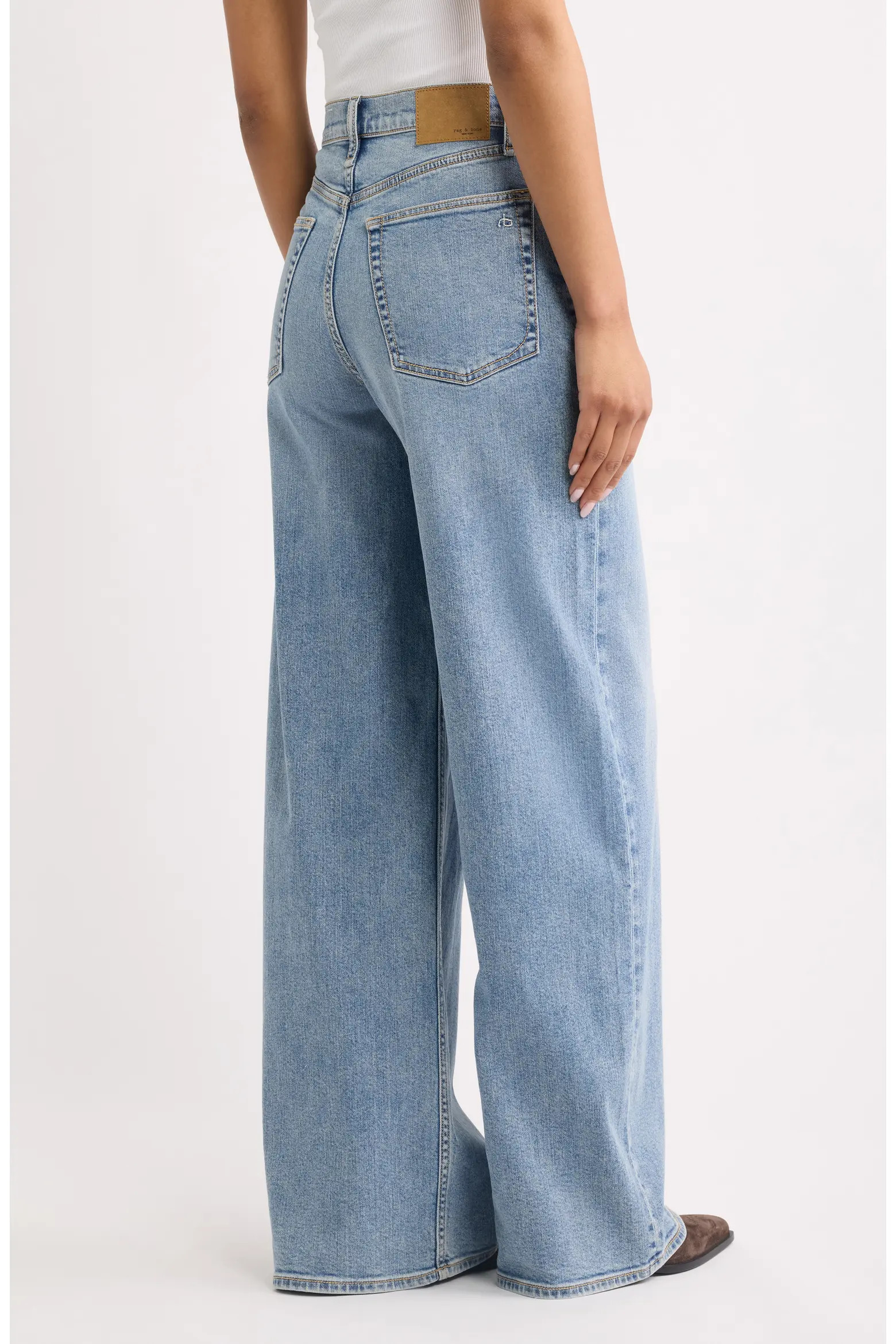 rag & bone Featherweight Sofie High Waist Wide Leg Jeans (Women) | Nordstrom | Nordstrom