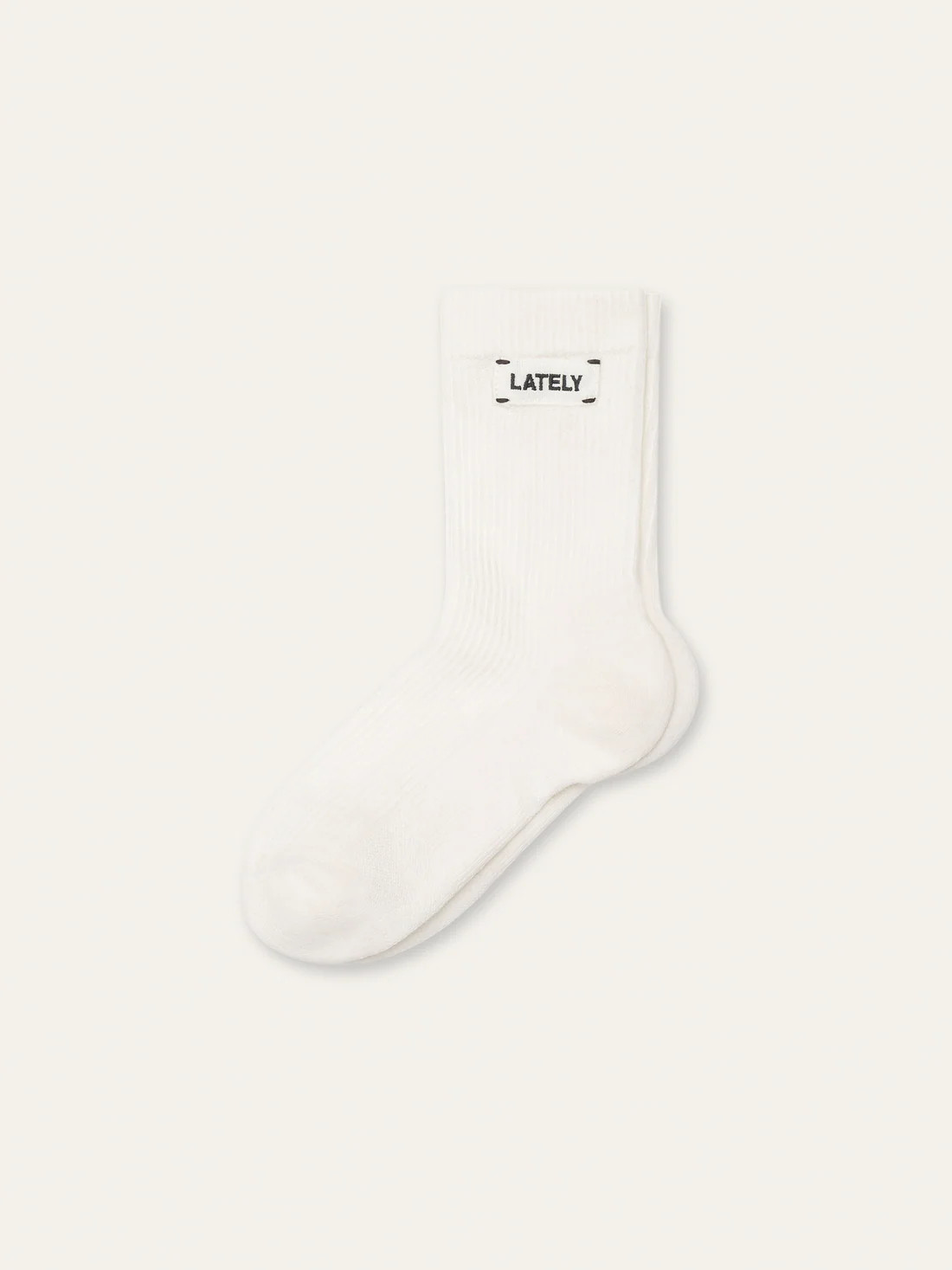 Ribbed Half Crew Socks | Lately Lounge The Label