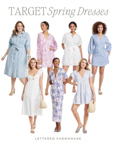 Spring into Style: Must-Have Women's Dresses from Target!

Embrace the beauty of spring with this curated collection of women's dresses from Target! From flirty florals to chic pastels, discover the perfect ensemble to elevate your spring wardrobe.

Whether you're brunching with friends or strolling through the park, these trendy dresses will keep you looking fabulous all season long. Explore this selection now and step into spring with style!

Women’s dresses, midi dress, maxi dress, family photoshoot dress, spring wedding dress, wedding guest dress, Easter dresses for women 

Follow my shop @LetteredFarmhouse on the @shop.LTK app to shop this post and get my exclusive app-only content!

#liketkit 
@shop.ltk
https://liketk.it/4BSxn#LTKxTarget

Follow my shop @LetteredFarmhouse on the @shop.LTK app to shop this post and get my exclusive app-only content!

#liketkit #LTKover40 #LTKmidsize #LTKplussize #LTKmidsize #LTKplussize
@shop.ltk
https://liketk.it/4D72S

#LTKmidsize #LTKstyletip #LTKfindsunder50