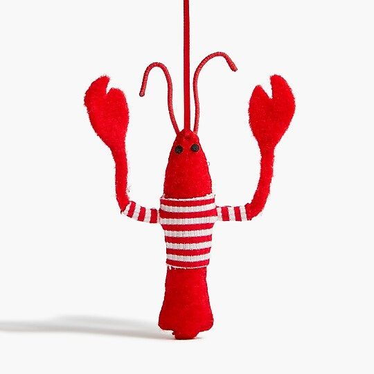 Felt lobster holiday ornament | J.Crew Factory