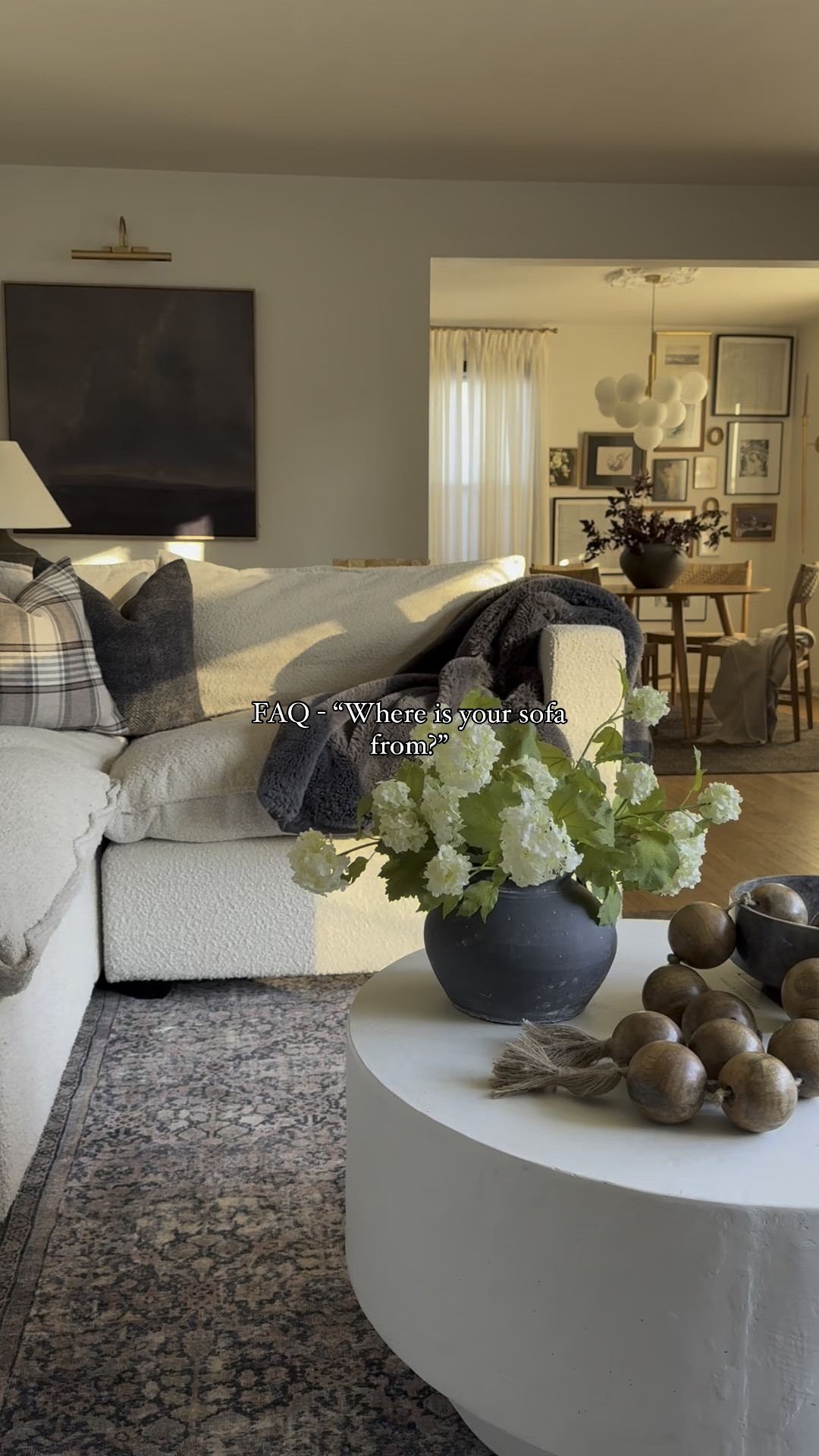 My most frequently asked question is “where is your sofa from?”

It’s @albanyparkhome! 

I’ve had this sofa for over 6 months now and I am happy to say it has held up sooo well. We have two large dogs that are always sleeping on it and it has been so easy to maintain and clean. 

Sofa details: 
Style: Kova Corner Sectional 
Color: Alabaster Boucle
Pillow top cushion 

I removed one of the pieces to better fit my space and that’s the beauty of it! This sectional is completely modular! 

And right now they’re having a President’s day sale right now through Monday 2/17/25 with up to 40% off your favorites 🤍

#LTKSaleAlert #LTKHome