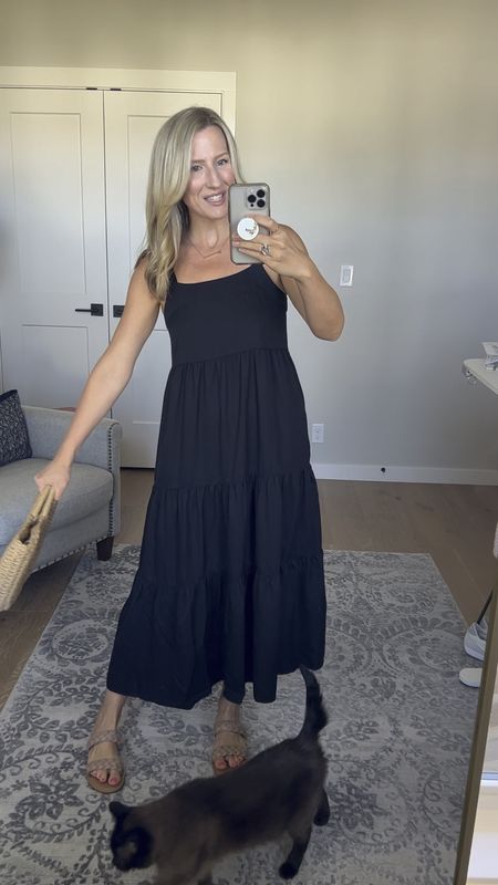 I love this adjustable strap tiered maxi tent dress! It’s available in multiple colors and runs tts. I’m wearing a size small and it’s perfect for dressing cozy adding a cardigan with for fall!

#LTKSeasonal #LTKxPrime #LTKfindsunder50