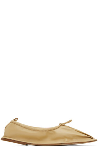 Beige Puntera Ballerina Flats | SSENSE