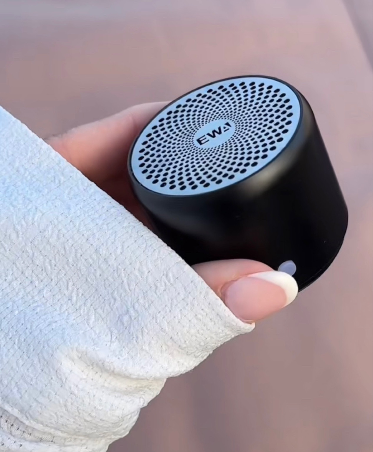 Cutest mini beach speaker. 🎶