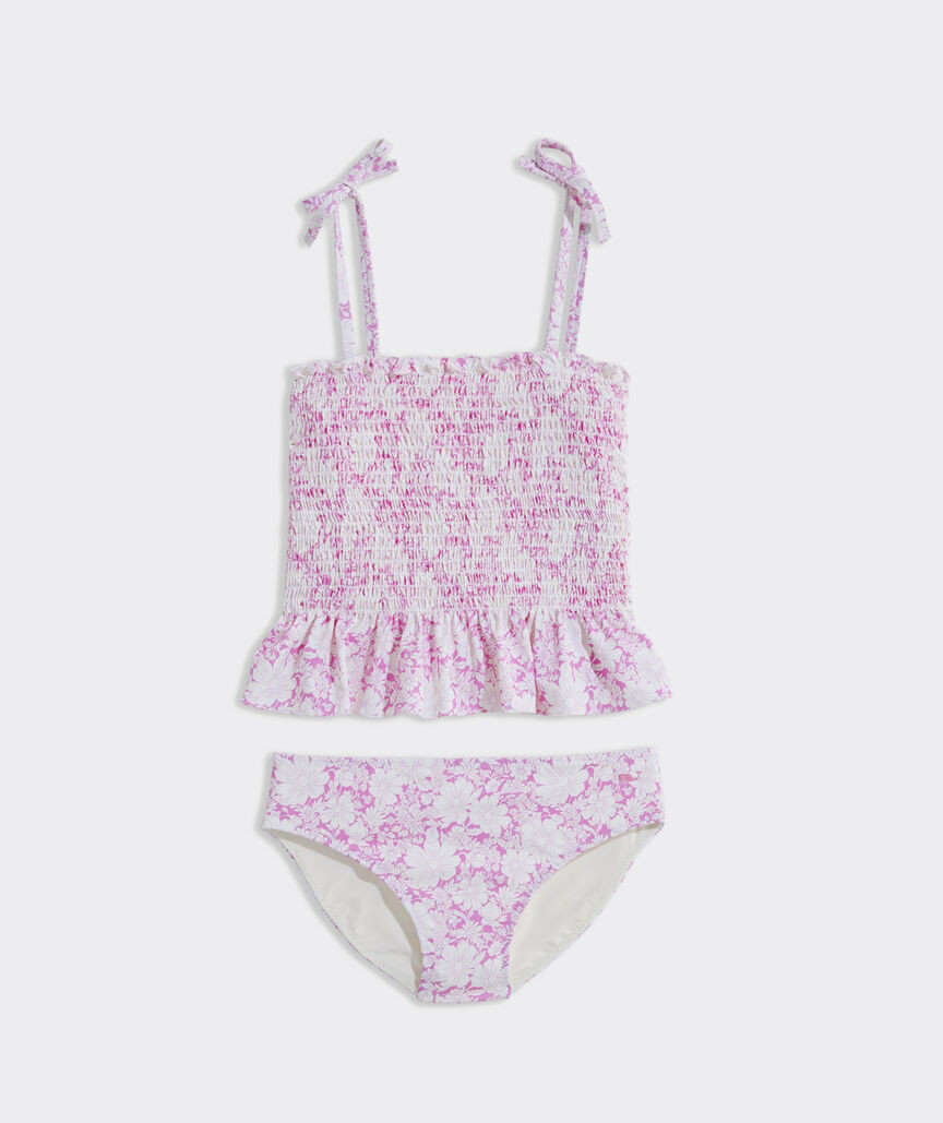 Girls' Smocked Tankini | vineyard vines