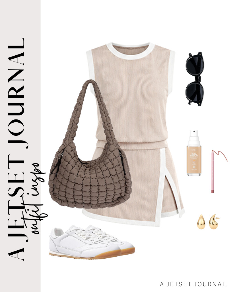 Everyone loves styling cute outfits like this EVALESS 2-piece set. Just wear these LUCKY STEP fashion sneakers and grab your quilted tote bag. These PAVOI teardrop earrings go well with this fit, too!

#LTKSeasonal #LTKSaleAlert #LTKTravel
 

 