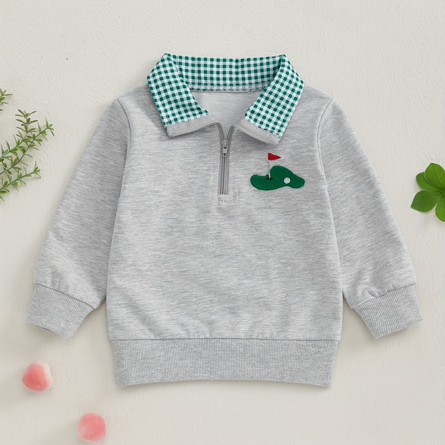 3t toddler baby boy sweatshirt truck/golf embroidery long - Temu | Temu Affiliate Program