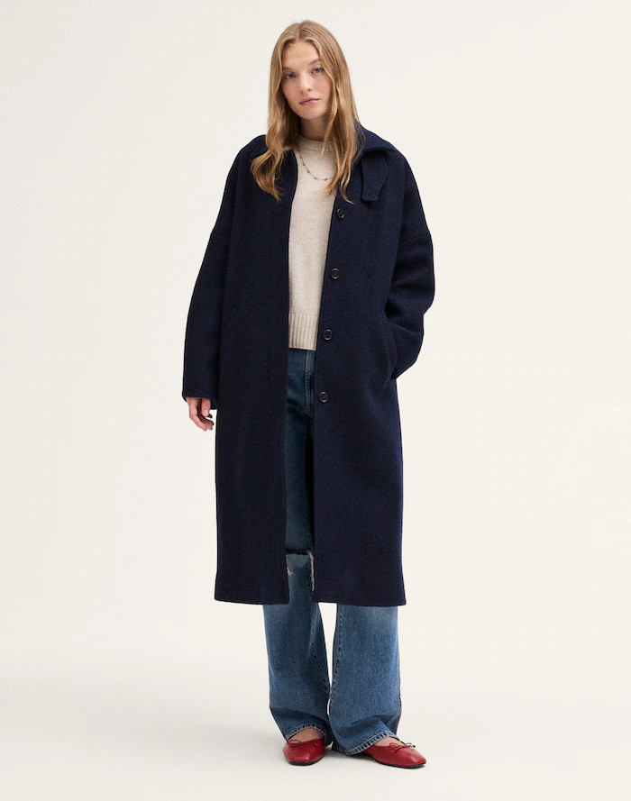 The Simone Cocoon Coat | Madewell