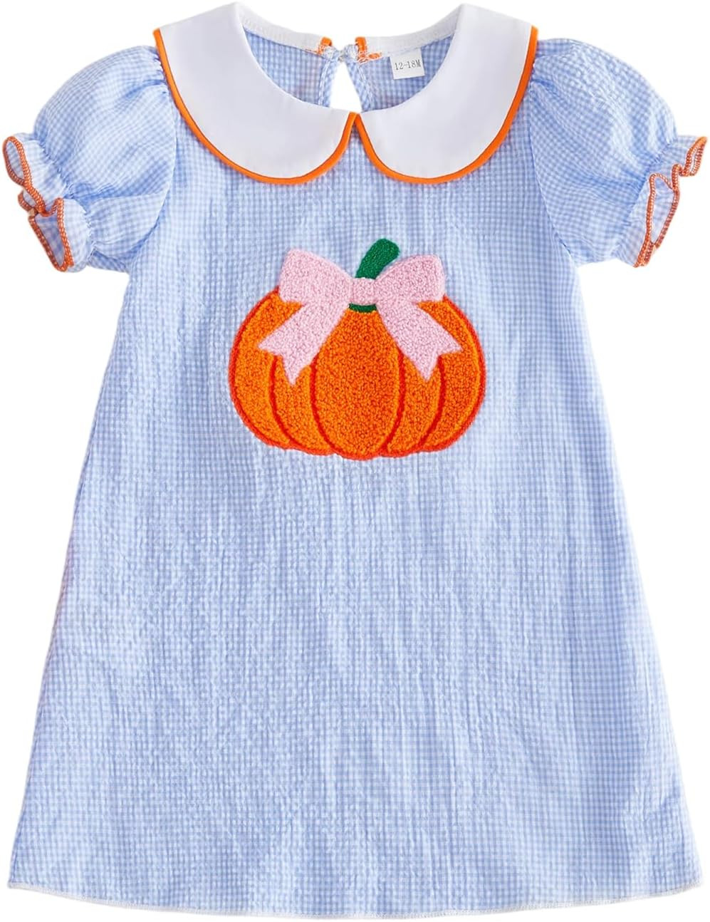 Little Girl Back To School Outfit Ruffle Short Sleeve A-line Summer Dress | Amazon (US)