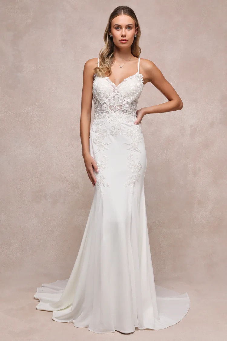 Vision of Romance White Sheer Mesh Embroidered Sequin Maxi Dress | Lulus