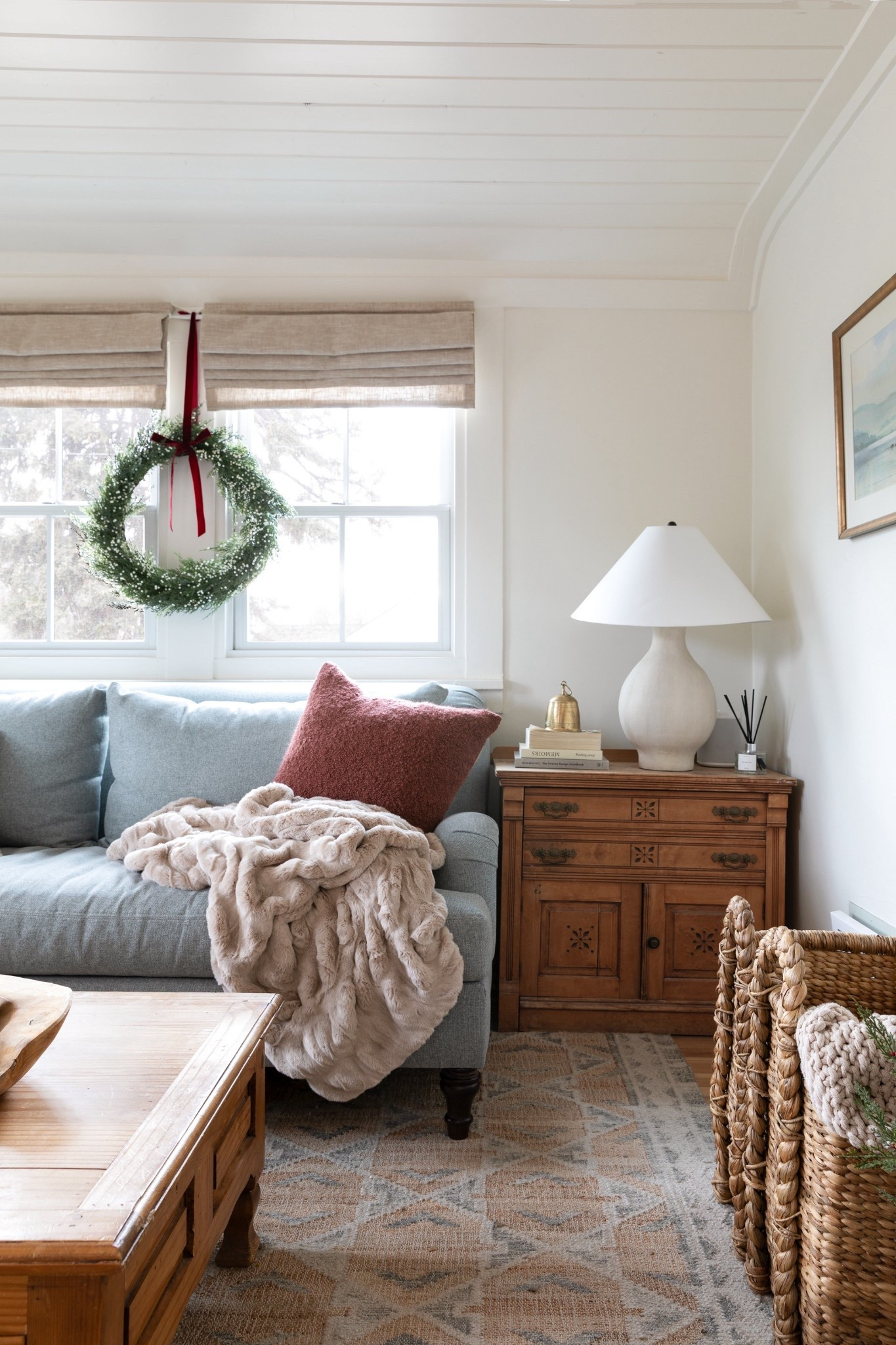 swapped the dining table for a coffee table, temporarily 

#thepoplarcottage

#LTKHome #LTKHoliday