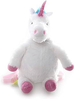 Plushland Fluffy Plush Rainbow Unicorn Backpack Stuffed Animal Toy 14 Inches Cuddly Autism ADHD S... | Amazon (US)