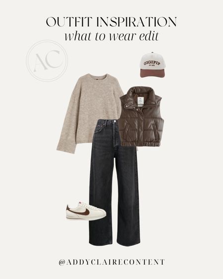 Casual Outfits Ideas
running errands outfit/ capsule wardrobe/ women's sweater/ women’s baseball cap/ trucker hat outfits/ Neutral outfits/ sneakers casual outfit/ black jeans outfit/ jeans/ minimalist outfits/ going to class outfits/  easy outfit ideas

#LTKU #LTKstyletip #LTKSeasonal