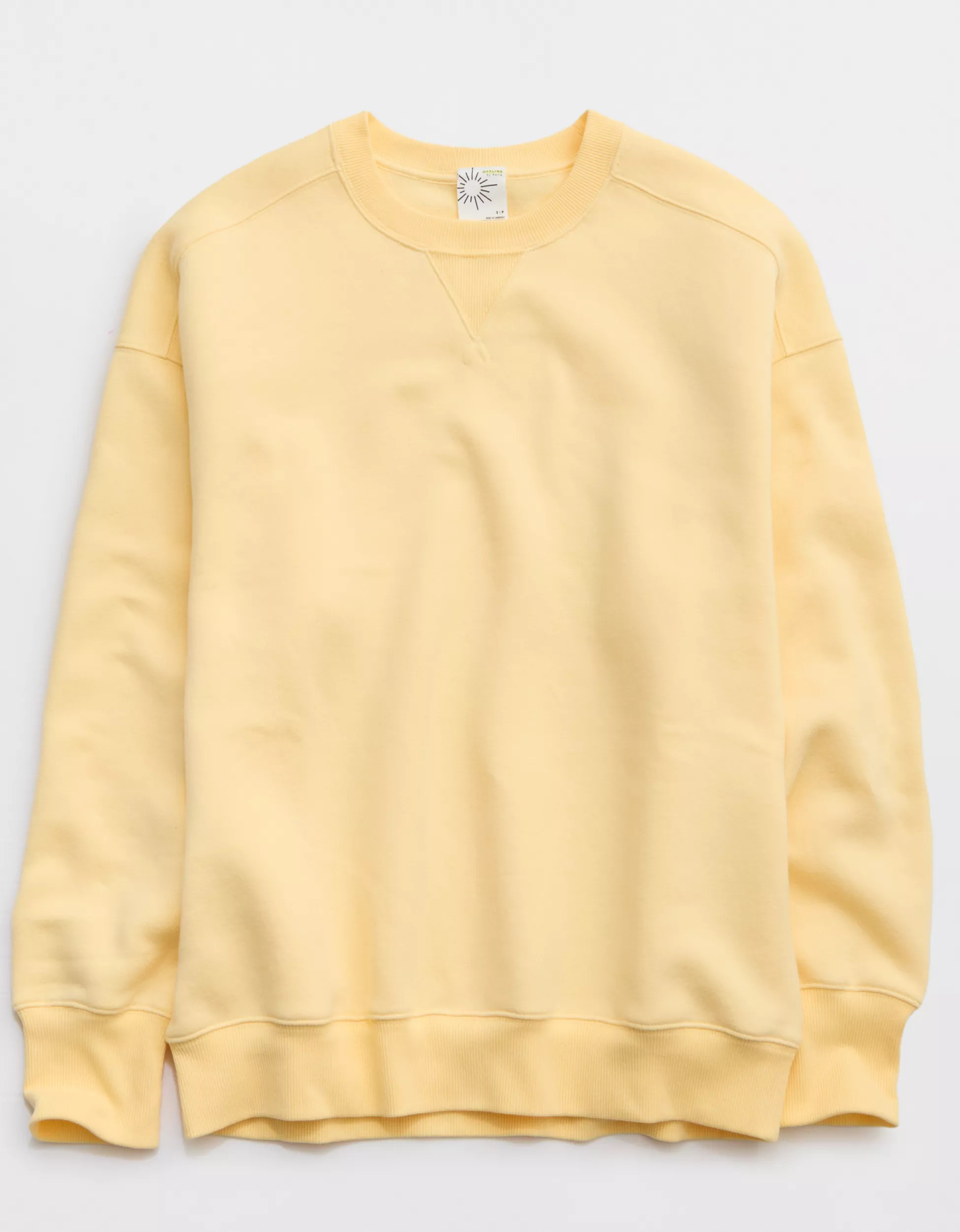 OFFLINE By Aerie Cloud Fleece Oversized Crewneck | Aerie