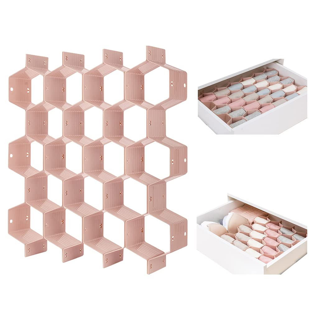 Mogril Drawer Divider For Underwear, Socks Storage Rack Jewelry Belt Sundries Cosmetic Storage Box(P | Amazon (US)