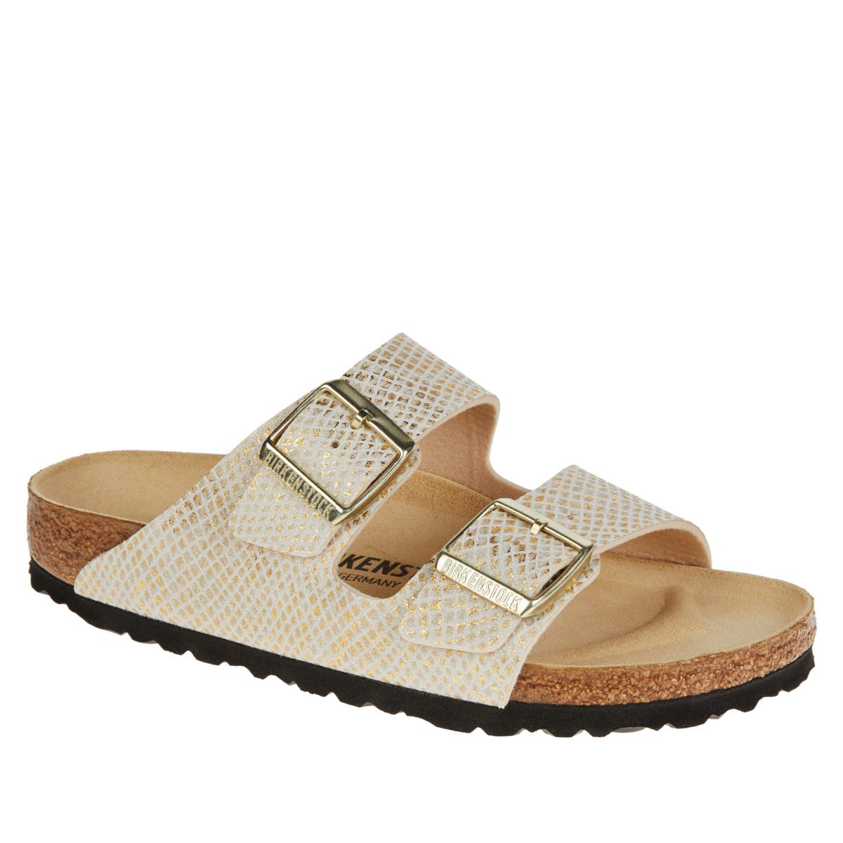 Birkenstock Arizona Shiny Python Comfort Sandal - 9873929 | HSN | HSN