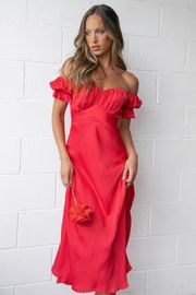 Oralie Dress - Red | Petal & Pup (AU)