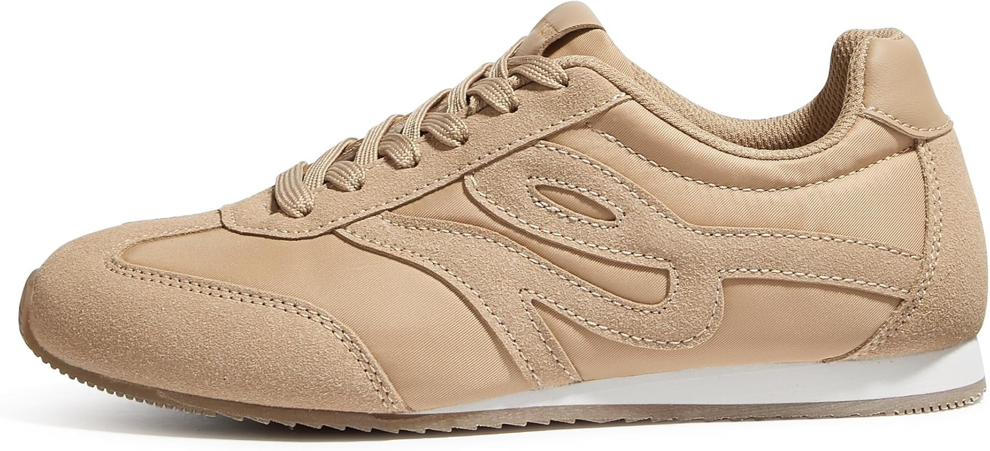 LUCKY STEP Women's Fashion Sneakers Thin Sole Lightweight Retro Athletic Sneakers Casual Lace Up ... | Amazon (US)