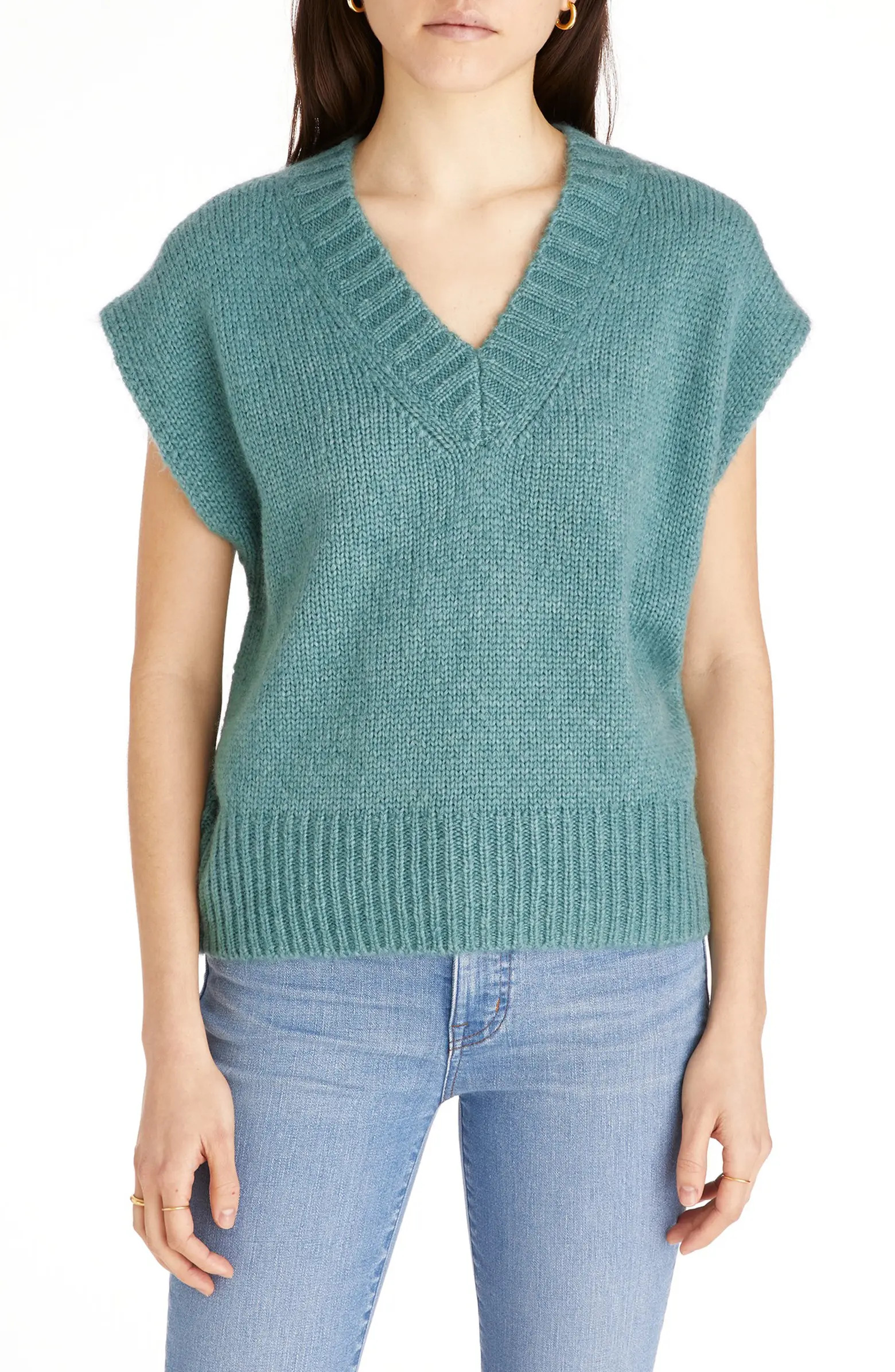 Madewell Balsam Cap Sleeve Sweater | Nordstrom | Nordstrom