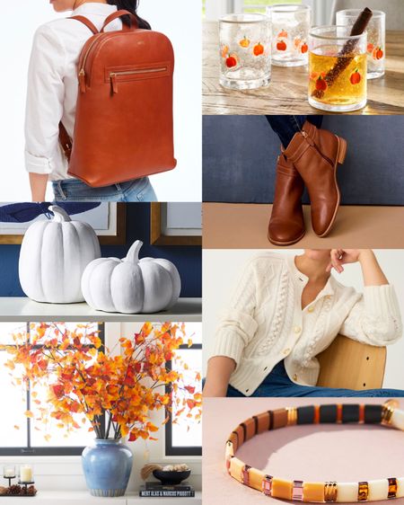 Fall, dress, fall, decor, fall home, decor, fall, decorating ideas for boots, prefall, cognac, leather woven, vase, rattan, vase, white, chunky cardigan, cableknit, sweater, brown boots, ankle boots, ric-rac, orange, gingham, scalloped, placemats, orange dress faux leaves, bracelet, stack, fall, glasses, pumpkin, pumpkin spice

#LTKSeasonal #LTKstyletip #LTKhome