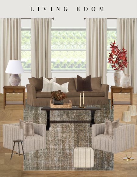Amber interiors Fall living room inspiration!

Just love that brown sofa
Tobacco rust Loloi rug
Channel back accent chair
Red maple branch
Medium wood side table
McGee

#LTKhome #LTKFind #LTKstyletip