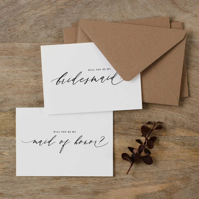 Will You be My Bridesmaid Card, Bridesmaid Proposal, Maid of Honor Card, Will You Be My Maid of H... | Etsy (US)