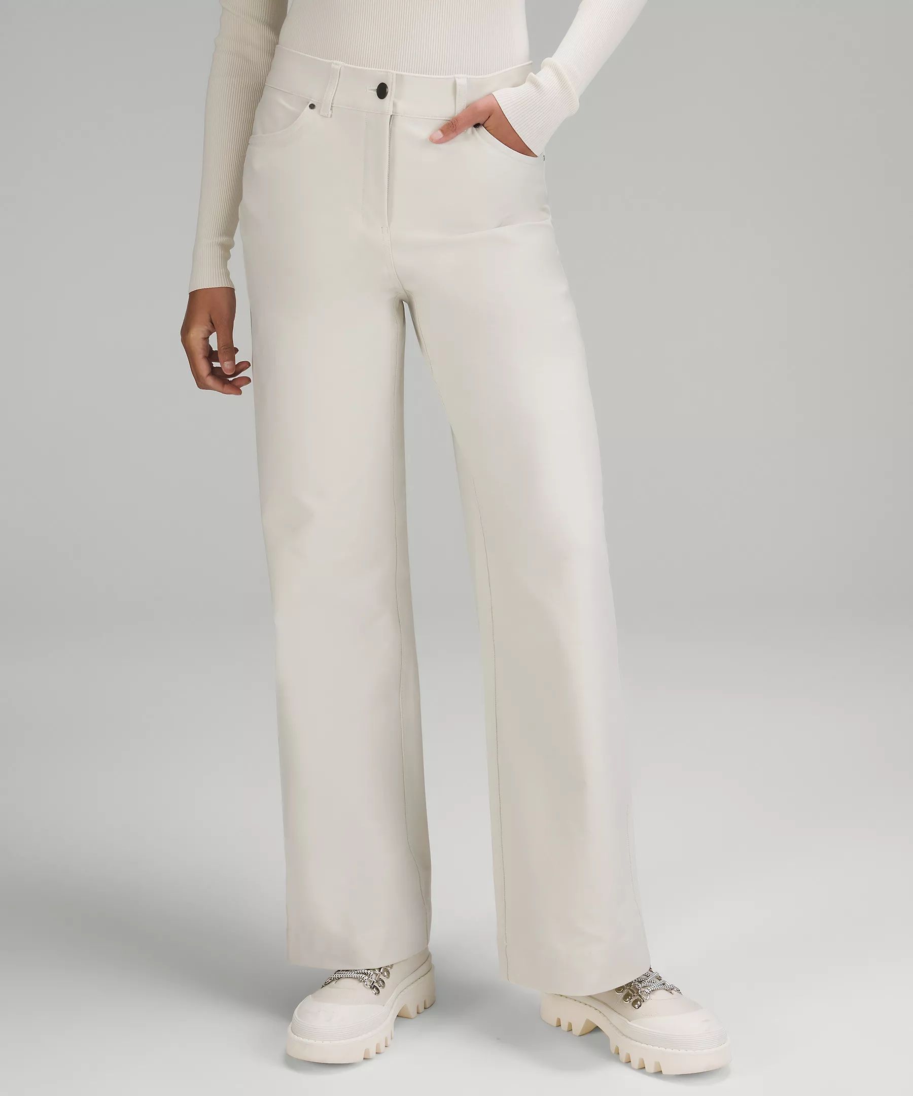 City Sleek 5 Pocket High-Rise Wide-Leg Pant Full Length *Light Utilitech | Women's Trousers | lul... | Lululemon (US)