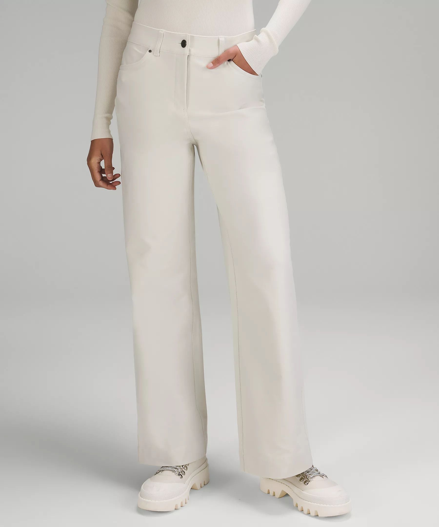 City Sleek 5 Pocket High-Rise Wide-Leg Pant | lululemon (CA)