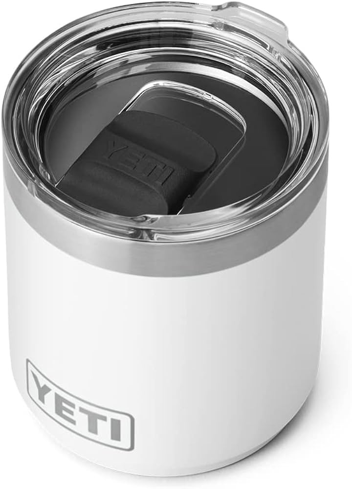 YETI Rambler 10 oz Stackable Lowball 2.0, Vacuum Insulated, Stainless Steel with MagSlider Lid, W... | Amazon (US)