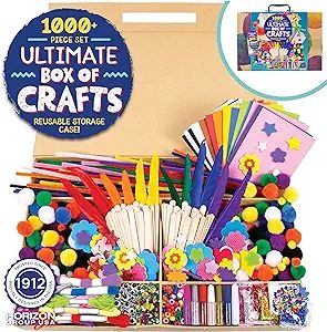 Made By Me Ultimate Craft Box, Art & Craft Activities 1000 Piece Set, Storage Case, Great for Pre... | Amazon (US)