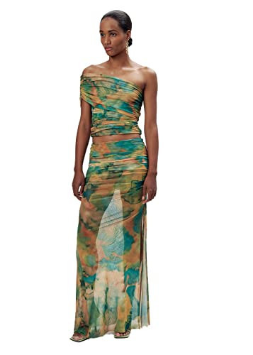 Ronny Kobo Women's Bruno Skirt, Acid Tie Dye, Large | Amazon (US)