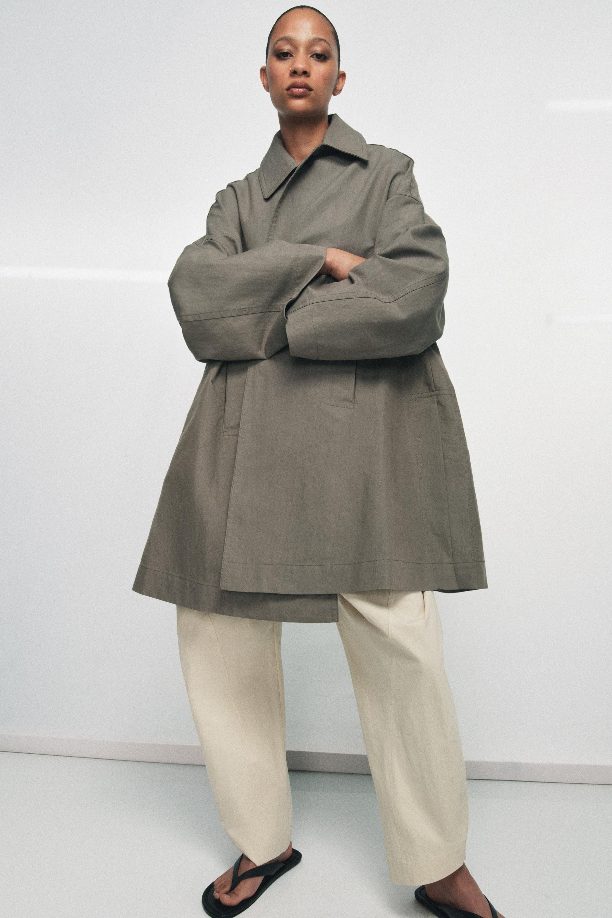 ZW COLLECTION OVERSIZE TRENCH COAT | Zara UK