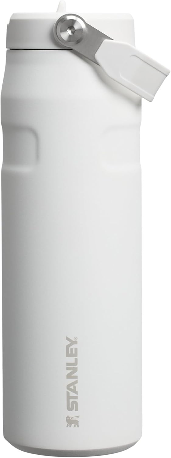 Stanley 1913 Flip Straw 2.0 Sports Water Bottle with Straw 0.7L - 10 Hours Cold - 3 Days Iced - Stainless Steel - BPA Free - Leak Resistant - Fits in Cup Holder - Dishwasher Safe - Frost | Amazon (UK)