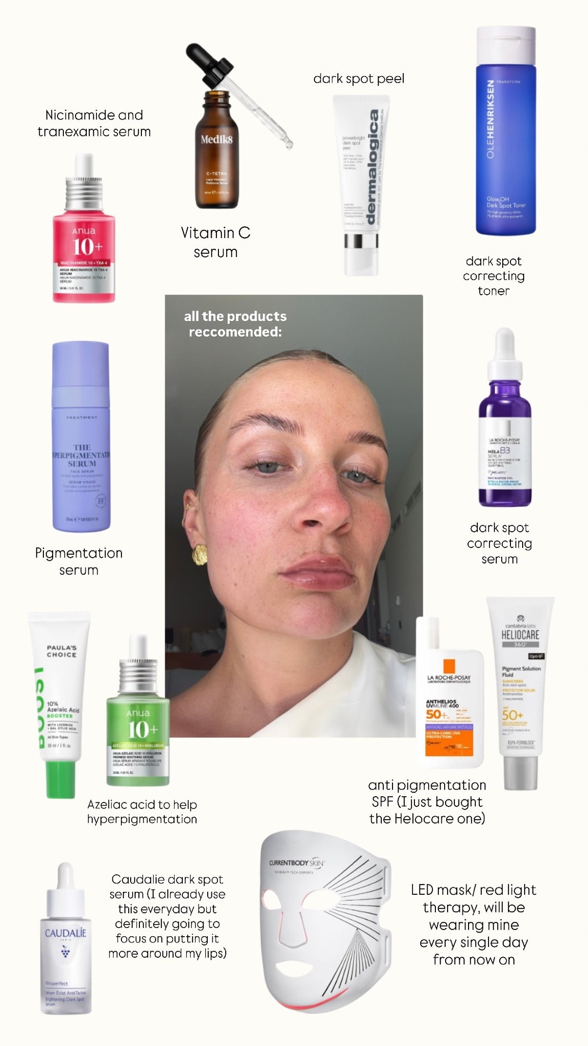 Products recommend by you guys to help with hyperpigmentation / melasma from the sun! Popped them all down below for you & if you shop via Look Fantatsic my code should work too so you can save some more £ - LIVLEVETT

#LTKuk #LTKsummer #LTKbeauty