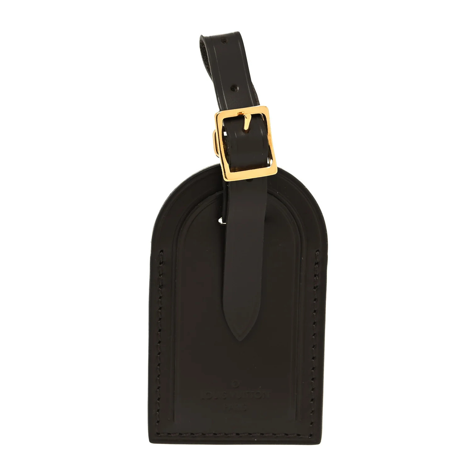 LOUIS VUITTON Calfskin Luggage Tag Ebene | FASHIONPHILE | FASHIONPHILE (US)