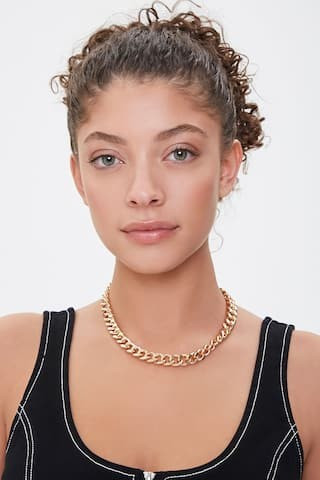 Chunky Curb Chain Necklace | Forever 21 (US)