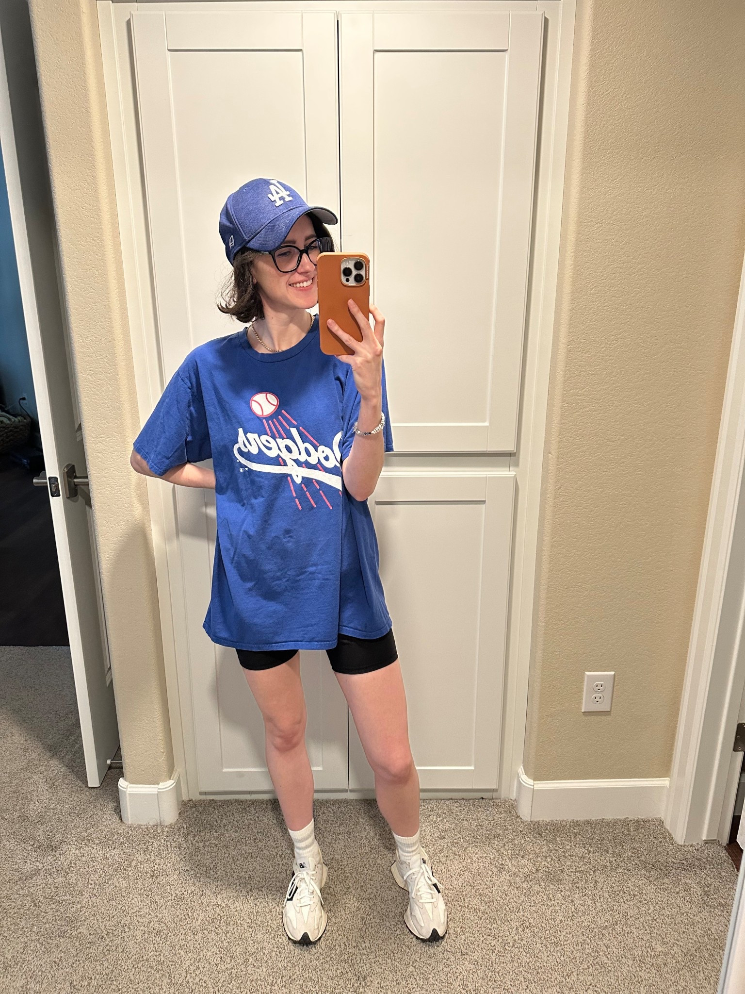 DODGERS ARE 2025 WORLD SERIES CHAMPS!!!! 💙🏆⚾️ watching tonight’s game with my mom and Freddy was so fun! I wore my Dad’s old shirt and hat and I think they brought his favorite team some good luck 🥹 he would have been so proud! 

#LTKFamily #LTKParties